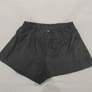 GEORGE boutique gray faux‎ snakeprint pattern Play shorts